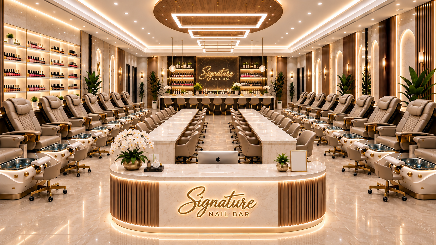 Signature Nail Bar concept visualization